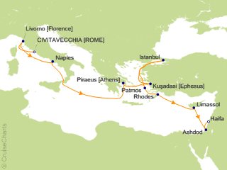 Norwegian epic dec 2023 map