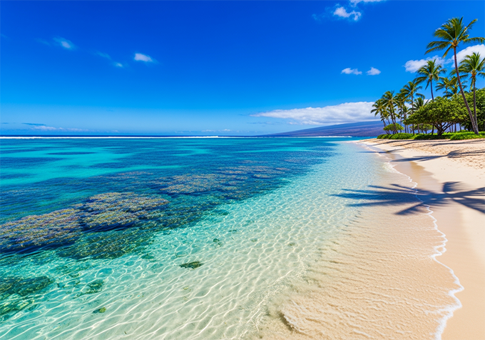 Kona hawaii Sunny warm weather and crystal blue waters 525515