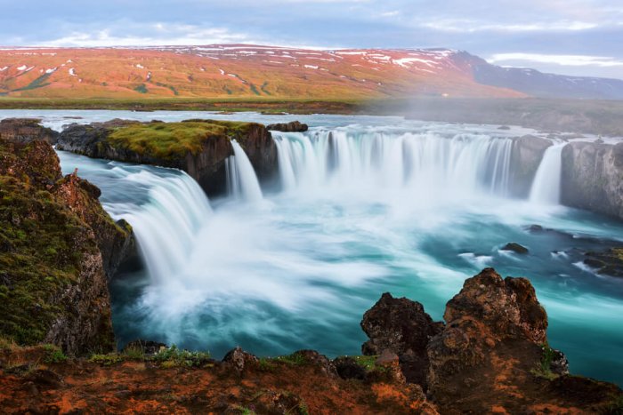 godafoss waterfall