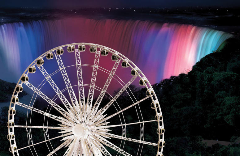 niagara skywheel night