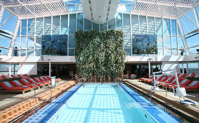 Celebrity Silhouette indoor pool
